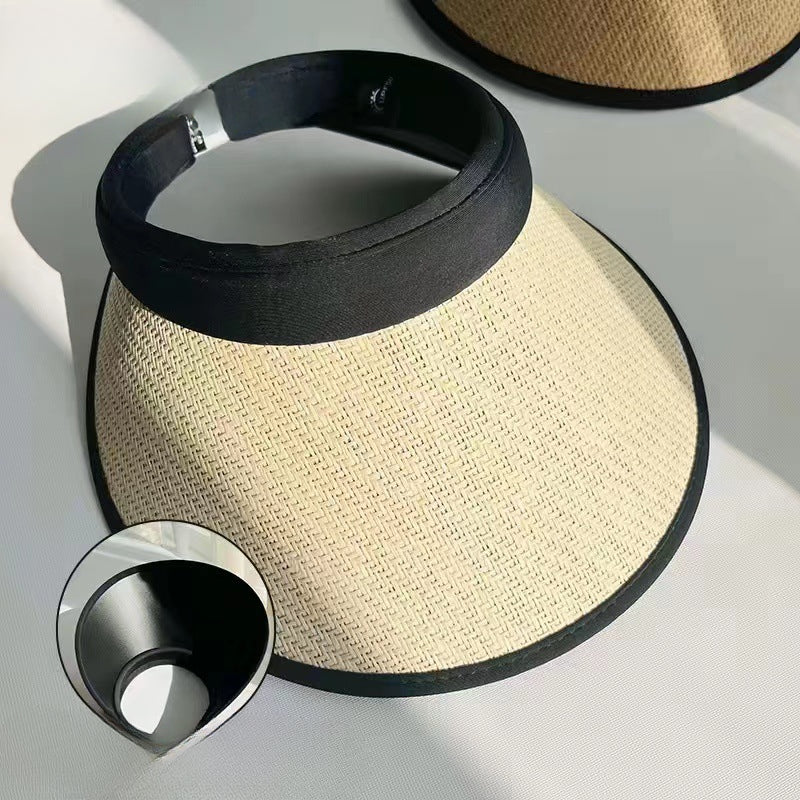 Wholesale Summer Straw Woven Empty Top Hats